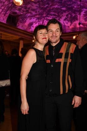 Zora Thiessen und Felix Klare Verleihung des Bayerischen Filmpreis Party Preisträger Prinzregenten Theater München 19. Januar 2024
