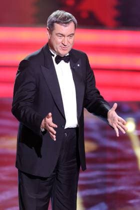 Bayerischer Filmpreis 2023 Bayerischer Ministerpräsident Dr. Markus Söder. Verleihung des 45. Bayerischen Filmpreises 2023 am 19.01.2024 im Prinzregententheater in Münche. Bayern, Deutschland.