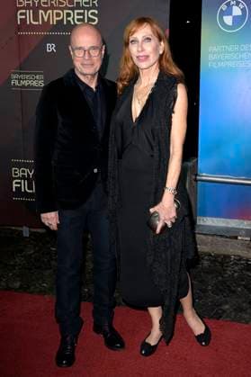 Christian Berkel und Andrea Sawatzki bei der Verleihung des 45. Bayerischen Filmpreises 2023 im Prinzregententheater. München, 19.01.2024