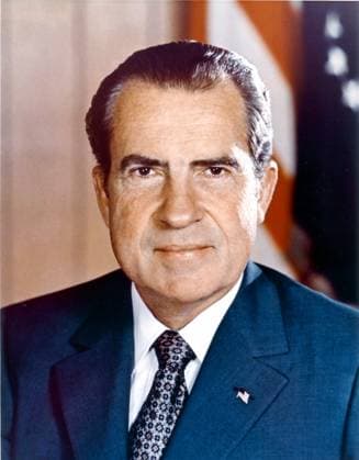 Portrait of President Richard Milhous Nixon Washington, D.C. - June 1, 1972 -- Portrait of the 37th President of the United States, Richard Milhous Nixon, taken in Washington, D.C. on June 1, 1972. Credit: White House via CNP Washington District of Columbia United States of America EDITORIAL USE ONLY Copyright: xx WhitexHousex cnpphotos009065