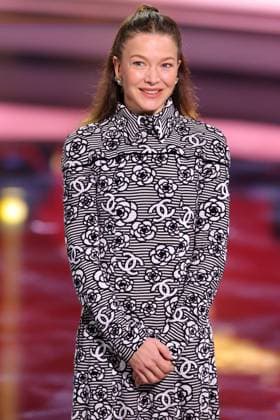 Bayerischer Filmpreis 2023 Hannah Herzsprung, Preisträgerin in der Kategorie Beste Darstellerin. Verleihung des 45. Bayerischen Filmpreises 2023 am 19.01.2024 im Prinzregententheater in Münche. Bayern, Deutschland.