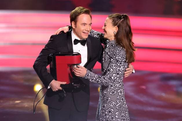 Bayerischer Filmpreis 2023 Hannah Herzsprung und Michael Bully Herbig. Verleihung des 45. Bayerischen Filmpreises 2023 am 19.01.2024 im Prinzregententheater in Münche. Bayern, Deutschland.