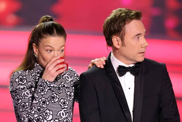 Bayerischer Filmpreis 2023 Hannah Herzsprung und Michael Bully Herbig. Verleihung des 45. Bayerischen Filmpreises 2023 am 19.01.2024 im Prinzregententheater in Münche. Bayern, Deutschland.