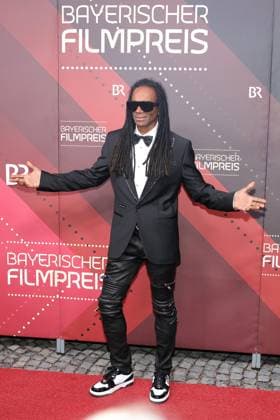 Bayerischer Filmpreis 2023 Fabrice Morvan. Verleihung des 45. Bayerischen Filmpreises 2023 am 19.01.2024 im Prinzregententheater in Münche. Bayern, Deutschland.