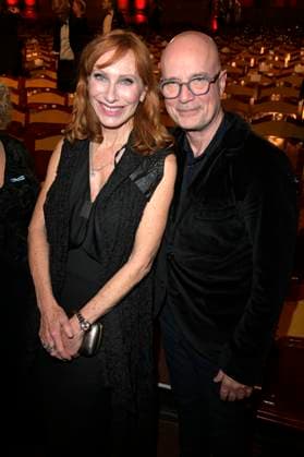 Andrea Sawatzki mit Ehemann Christian Berkel bei der Verleihung des 45. Bayerischen Filmpreises 2023 im Prinzregententheater. München, 19.01.2024