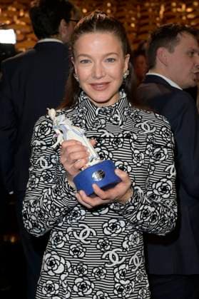 Hannah Herzsprung bei der Verleihung des 45. Bayerischen Filmpreises 2023 im Prinzregententheater. München, 19.01.2024
