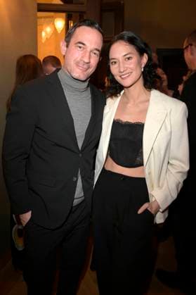 Sönke Möhring und Agnes Kiyomi Decker bei der Verleihung des 45. Bayerischen Filmpreises 2023 im Prinzregententheater. München, 19.01.2024