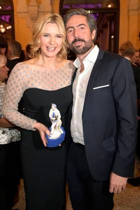 Veronica Ferres und David Dietl bei der Verleihung des 45. Bayerischen Filmpreises 2023 im Prinzregententheater. München, 19.01.2024