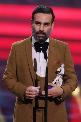 Bayerischer Filmpreis 2023 Alireza Golafshan, Verleihung des 45. Bayerischen Filmpreises 2023 am 19.01.2024 im Prinzregententheater in Münche. Bayern, Deutschland.