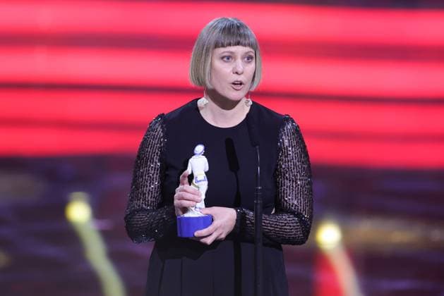 Bayerischer Filmpreis 2023 Steffi Niederzoll. Verleihung des 45. Bayerischen Filmpreises 2023 am 19.01.2024 im Prinzregententheater in Münche. Bayern, Deutschland.