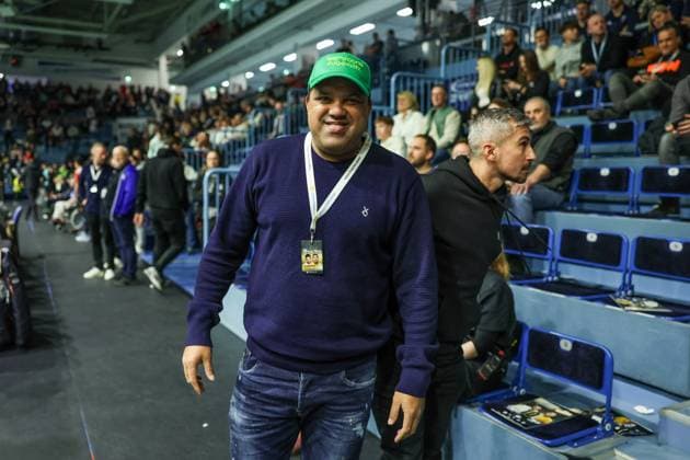 14.01.2024, Fussball, Saison 2023 2024,Hallenturnier in Gummersbach, Ex-Fussballer Ailton Gummersbach Schwalbe Arena Deutschland xRHR-FOTO TRx