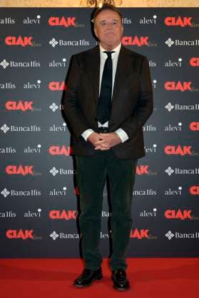 Christian De Sica bei der Verleihung des Filmpreises Ciak d oro 2023 im Palazzo Colonna. Rom, 20.01.2024