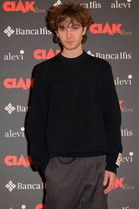 Gabriele Pizzurro bei der Verleihung des Filmpreises Ciak d oro 2023 im Palazzo Colonna. Rom, 20.01.2024