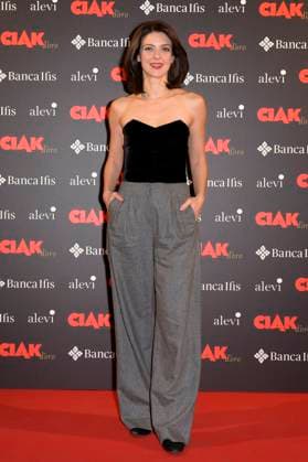 Barbara Ronchi bei der Verleihung des Filmpreises Ciak d oro 2023 im Palazzo Colonna. Rom, 20.01.2024