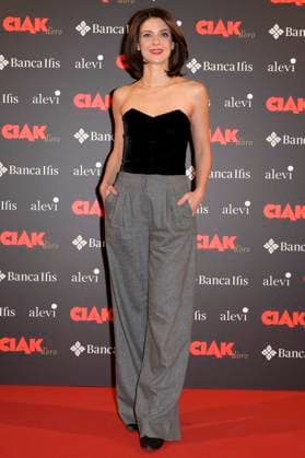 Barbara Ronchi bei der Verleihung des Filmpreises Ciak d oro 2023 im Palazzo Colonna. Rom, 20.01.2024