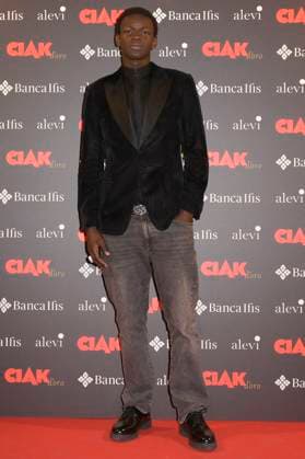 Seydou Sarr bei der Verleihung des Filmpreises Ciak d oro 2023 im Palazzo Colonna. Rom, 20.01.2024