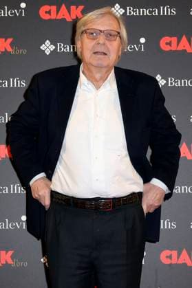 Vittorio Sgarbi bei der Verleihung des Filmpreises Ciak d oro 2023 im Palazzo Colonna. Rom, 20.01.2024