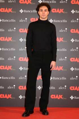 Damiano Gavino bei der Verleihung des Filmpreises Ciak d oro 2023 im Palazzo Colonna. Rom, 20.01.2024