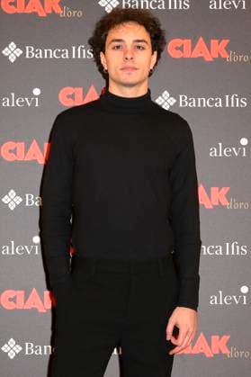 Damiano Gavino bei der Verleihung des Filmpreises Ciak d oro 2023 im Palazzo Colonna. Rom, 20.01.2024