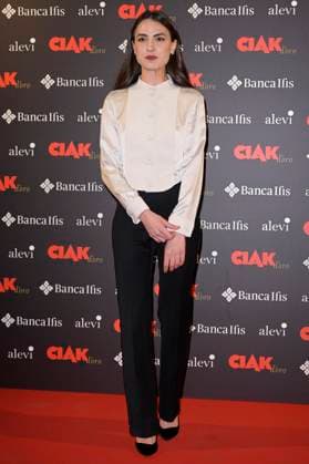 Ciak d Oro 2023 red carpet in Rome, Italy - 20 Jan 2024 Romana Maggiora Vergano attends the Ciak d Oro 2023 red carpet at Galleria del Cardinale Colonna. Rome Italy Copyright: xMarioxCartellix xSOPAxImagesx Romana Maggiora Vergano