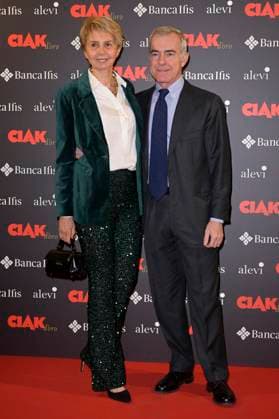 Ciak d Oro 2023 red carpet in Rome, Italy - 20 Jan 2024 Rossana Letta (l) and Gianpaolo Letta (r) attend the Ciak d Oro 2023 red carpet at Galleria del Cardinale Colonna. Rome Italy Copyright: xMarioxCartellix xSOPAxImagesx Rossana Letta, Gianpaolo Letta