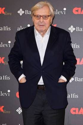 Ciak d Oro 2023 red carpet in Rome, Italy - 20 Jan 2024 Vittorio Sgarbi attends the Ciak d Oro 2023 red carpet at Galleria del Cardinale Colonna. Rome Italy Copyright: xMarioxCartellix xSOPAxImagesx Vittorio Sgarbi (2)