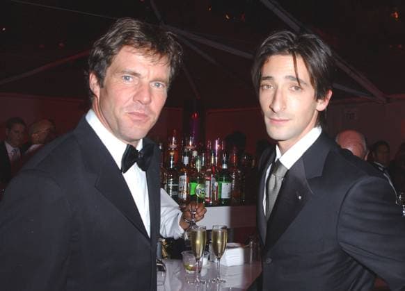 Golden Globe After Party for Focus Features Dennis Quaid and Adrien Brody at the Golden Globe after-party for Focus Features held at The Beverly Hilton Hotel in Beverly Hills,California on January 19,2003 Photo by Debbie VanStory iPhoto.ca DVSBHCAL01190341 LA California United States EDITORIAL USE ONLY Copyright: x2002xDebbiexVanStoryx DVSBHCAL01190341 DebbiexVanStoryx 711_DVSBHCAL01190341