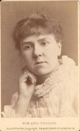 Miss Anna Williams This British carte de visite of an unidentified woman was produced by Elliott & Fry, 55 & 56 Baker Street, London. EDITORIAL USE ONLY Copyright: xx MES26266 Elliottx&xFryx picturehistory010312