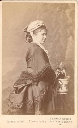 Marie Wilton, Lady Bancroft (1839-1921) Marie Effie Wilton, Lady Bancroft, an actress and theater manager, was the child of provincial actors and performed on stage from a very young age. Her London debut was in 1856, when she shone as Perdita in The Winter s Tale. Wilton continued to perform in burlesque, particularly at the Strand. Deciding to go into theater management, Wilton borrowed one thousand pounds and renovated an old theatre nicknamed the Dust Hole. Renamed the Prince of Wales s, it opened in 1865. The new theatre became one of the most popular in London. In Wilton s company was an actor named Squire Bancroft who had performed with her before. They married in 1867. Wilton and Bancroft initiated many positive reforms in theat Copyright: xx MES26271 Elliottx&xFryx picturehistory010317
