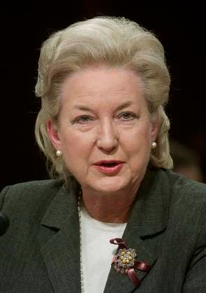 ALITO HEARINGS 01 12 06 ALITO HEARINGS--Testifying at the Senate Judiciary hearing on behalf of Judge Samual A. Alito Jr., to be an associate justice of the U.S. Supreme Court: U.S. Court of Appeals Judge Maryanne Trump Barry. CONGRESSIONAL QUARTERLY PHOTO BY SCOTT J. FERRELL WASHINGTON DC USA EDITORIAL USE ONLY Copyright: xCongressionalxQuarterlyxInc.x ScottxJ.xFerrellx cqphotos012925