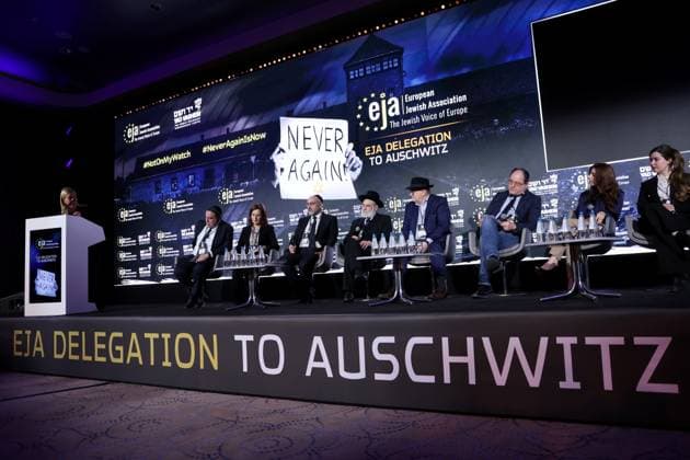 Bilder des Jahres 2024, News 01 Januar News Themen der Woche KW04 European Jewish Association conference in Cracow Photo: Pawel Wodzynski East News Conference focusing on the rise of anti-Semitism in Europe since October 7th, 2023 organised by European Jewish Association is held on January 22, 2024 in Cracow, Poland. Elon Musk is among the expected participants of the meeting. EN_01608736_0062 