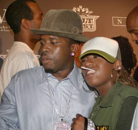 Miami Beach, FL 8-30-2004 Missy Elliott and Big Boy at the Mansion Nightclub after party for the VMA Awards. Digital Photo by JR Davis-PHOTOlink.org www.photolink.org 1-800-674-8706 Miami Beach FL USA EDITORIAL USE ONLY Copyright: xx JRxDavis-PHOTOlink.orgx phlphotos049793