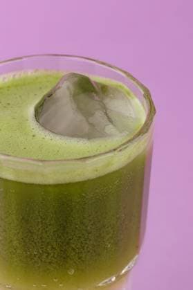 Matcha latte cup with clipping path. R_KUAL240122-1332582-01