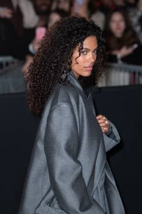 PFW Valentino Arrivals Tina Kunakey attending the Valentino Haute Couture Spring Summer 2024 show as part of Paris Fashion Week in Paris, France on January 24, 2024. Photo by Aurore Marechal ABACAPRESS.COM Paris France  Copyright: xMarechalxAurore ABACAx