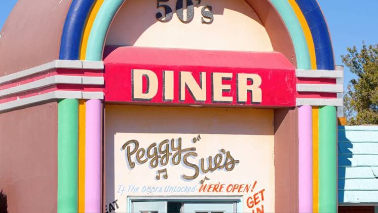 Peggy Sue American retro diner restaurant - LAS VEGAS, UNITED STATES - OCTOBER 31. 2023 Peggy Sue American retro diner restaurant - LAS VEGAS, USA - OCTOBER 31. 2023 Copyright: xZoonar.com ÊrikxLattweinx 21032112