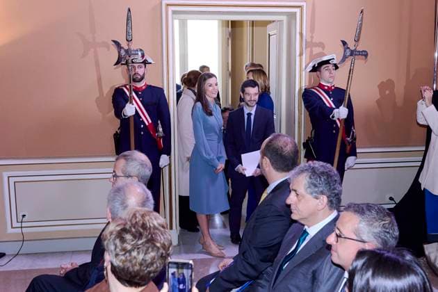 January 29, 2024, Madrid, Madrid, Spain: QUEEN LETIZIA of Spain attends the Meeting of the Council of the Royal Board of Trustees on Disability and delivery of the National Disability Awards Queen Letizia 2024O at the Aranjuez royal Palace Madrid Spain - ZUMAc260 20240129_zep_c260_010 Copyright: xMikexChicorrox