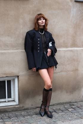 January 30, 2024, Copenhagen, Copenhagen, Denmark: Copenhagen Fashion Week AW 2024 take place from January 29 to February 2 in Copenhagen, Denmark..Fashion influencers before Lovechild 1979 AW 2024 Fashion show Copenhagen Denmark - ZUMAt227 20240130_zip_t227_004 Copyright: xMarinaxTakimotox