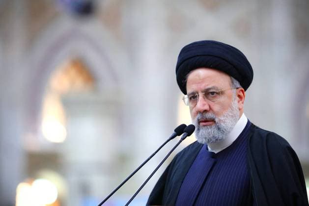 January 31, 2024, Tehran, Iran: Iranian President EBRAHIM RAISI speaking in front of the tomb of Iran s late founder of the Islamic Republic Ayatollah Ruhollah Khomeini on the occasion of the 45th anniversary of Khomeini s return from exile in Paris, in Tehran, Iran, 31 January 2024. Iran will celebrate its 45th revolution anniversary on 11 February 2024. Tehran Iran - ZUMAi98_ 20240131_zih_i98_032 Copyright: xIranianxPresidencyx