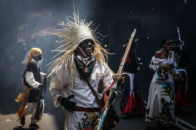 CIUDAD DE MEXICO, Anniversary Aniversario-Batalla de Puebla.- 5 de mayo 2018. Aspectos generales de la celebracion que se lleva a cabo por octogÃ sima vez en Penon de los Banos, en la delegacion Venustiano Carranza con motivo del aniversario de la Batalla de Puebla. Foto: Agencia EL UNIVERSAL Juan Carlos Reyes MAR Mo xico EDITORIAL USE ONLY