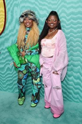 February 1, 2024, Los Angeles, Ca, USA: Flyana Boss - Bobbi LaNea Taylo and, Folayan Omi Kunerede attends the 2024 Warner Music Group Pre-GRAMMY Party at Citizen News Hollywood on February 01, 2024 in Los Angeles, California. Los Angeles USA - ZUMAs181 20240201_zea_s181_232 Copyright: xCraSHx