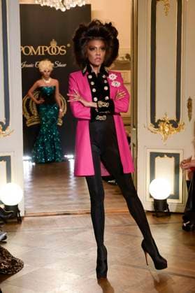 Lu Sierra bei der Harald Glööckler Pompöös Iconic Couture Show im Ermelerhaus. Berlin, 02.02.2024