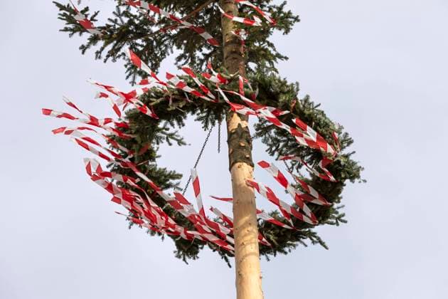 Maibaum, Maibaumkranz, Österreich *** Maypole, Maypole wreath, Austria 1065532124