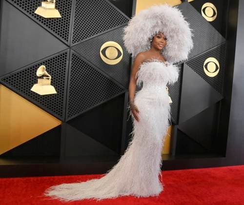 Summer Walker attends the 66th annual Grammy Awards at the Crypto.com Arena in Los Angeles on Sunday, February 4, 2024.  LAP20240204045 JIMxRUYMEN