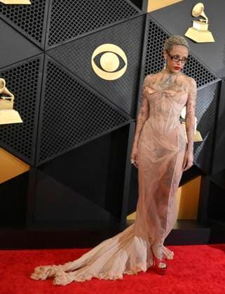 Doja Cat attends the 66th annual Grammy Awards at the Crypto.com Arena in Los Angeles on Sunday, February 4, 2024.  LAP20240204025 JIMxRUYMEN