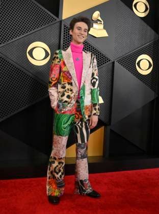 Jacob Collier attends the 66th annual Grammy Awards at the Crypto.com Arena in Los Angeles on Sunday, February 4, 2024.  LAP20240204094 JIMxRUYMEN