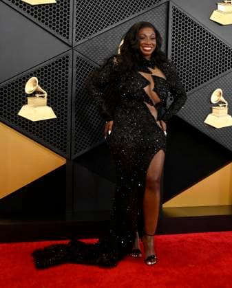 Kendra G attends the 66th annual Grammy Awards at the Crypto.com Arena in Los Angeles on Sunday, February 4, 2024.  LAP20240204128 JIMxRUYMEN