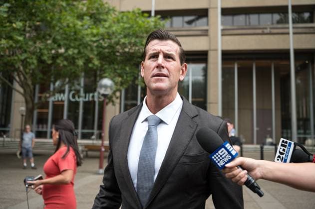 BEN ROBERTS SMITH COURT, Ben Roberts-Smith departs the Federal Court of Australia in Sydney, Monday, February 5, 2024. ( NO ARCHIVING, EDITORIAL USE ONLY, NO USE IN BOOKS WITHOUT CONSENT  Copyright: xFLAVIOxBRANCALEONEx 20240205001898087964