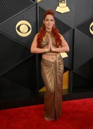 Elley Duhé attends the 66th annual Grammy Awards at the Crypto.com Arena in Los Angeles on Sunday, February 4, 2024.  LAP20240204203 JIMxRUYMEN
