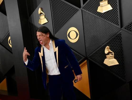 Robert Trujillo of Metallica attends the 66th annual Grammy Awards at the Crypto.com Arena in Los Angeles on Sunday, February 4, 2024.  LAP20240204171 JIMxRUYMEN