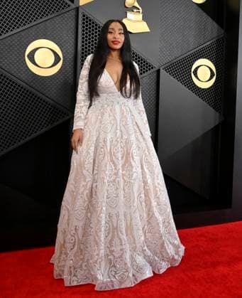 Kaitlyn Howard attends the 66th annual Grammy Awards at the Crypto.com Arena in Los Angeles on Sunday, February 4, 2024.  LAP20240204230 JIMxRUYMEN